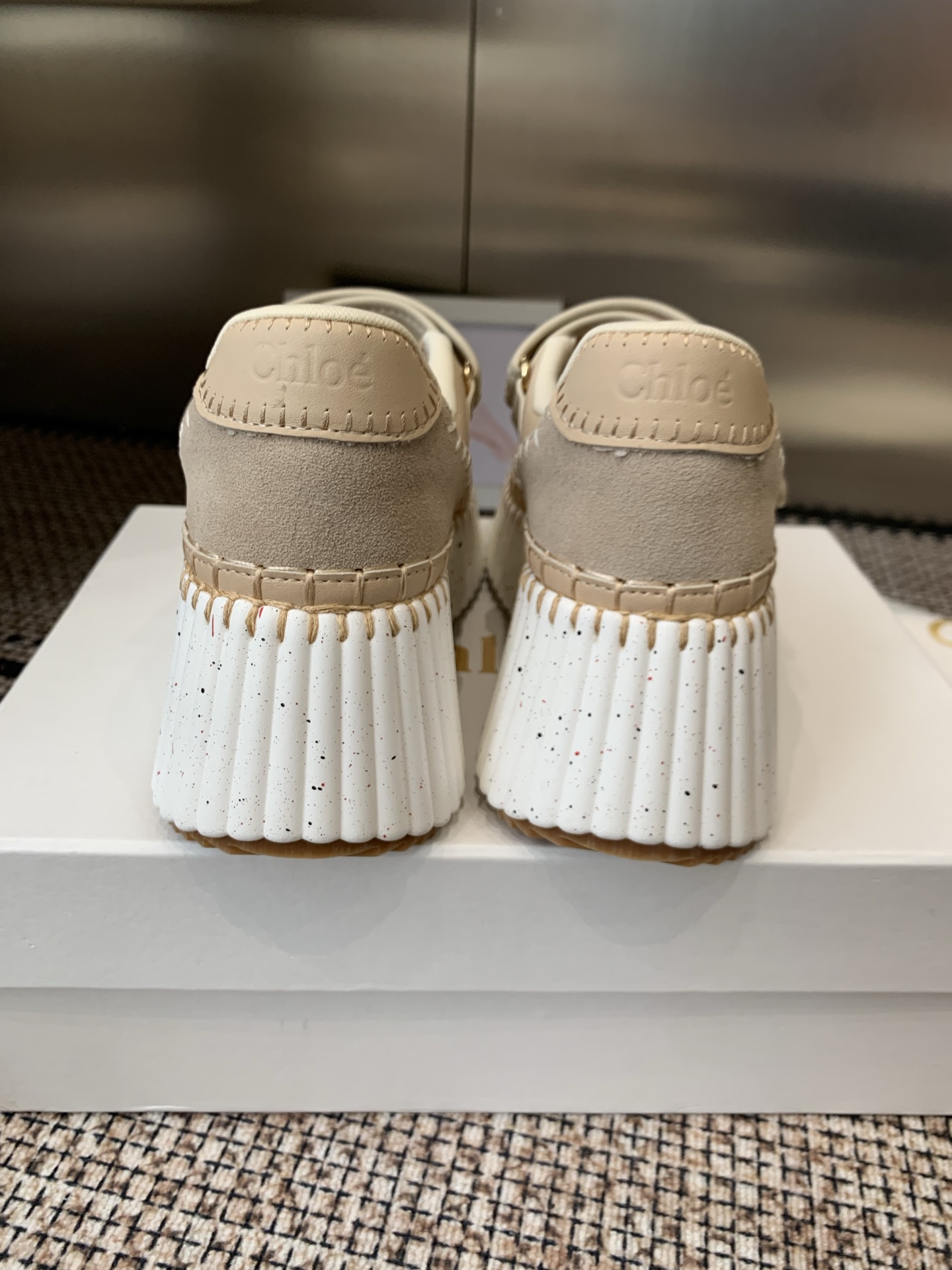 Chloe Nama Wedge Sandals