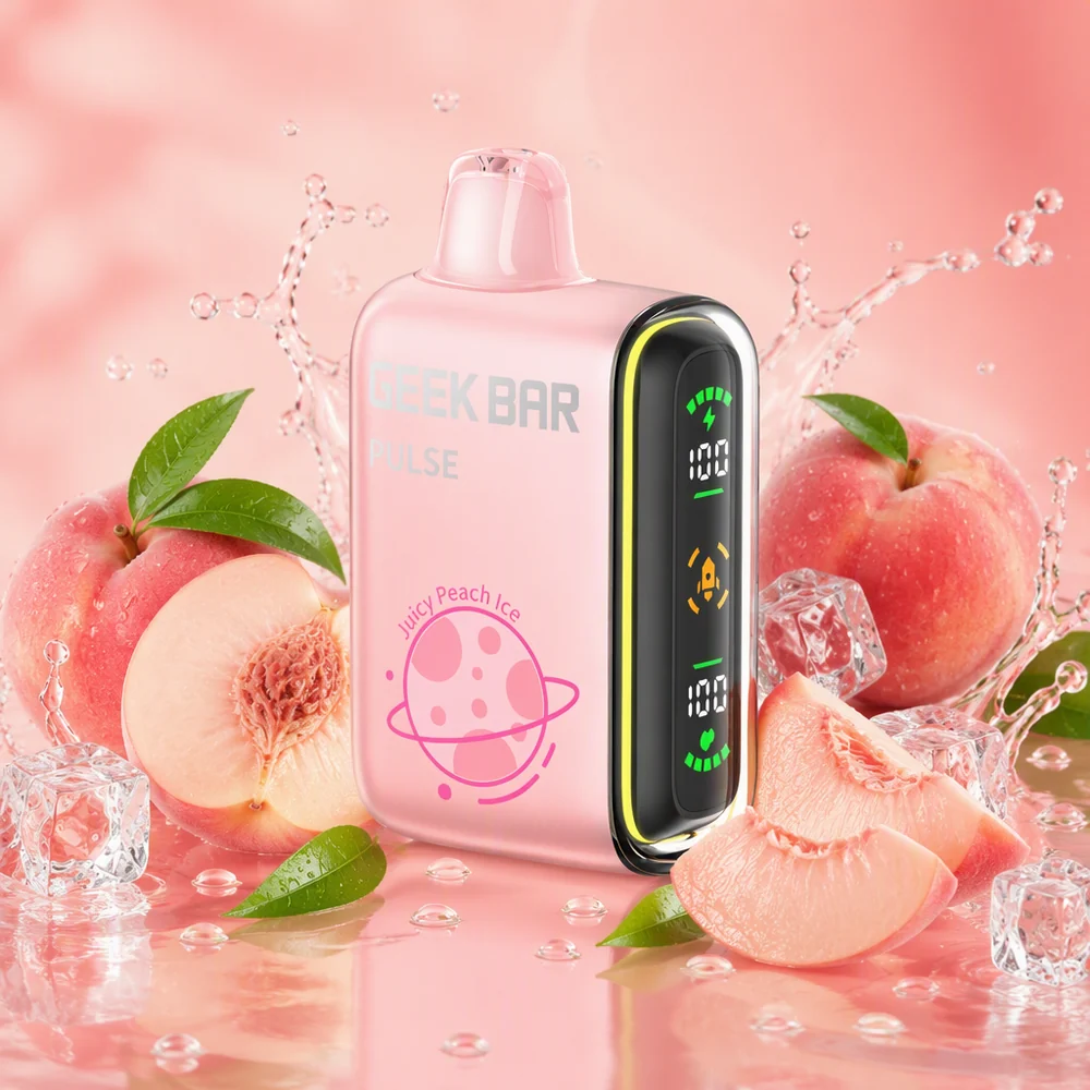 Geek Bar Pulse 15K Disposable Vape - Juicy Peach Ice