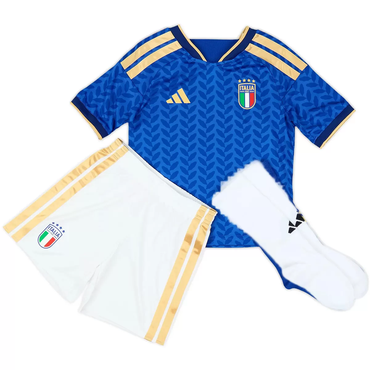 Kids Italy Home Jersey Suit & Socks World Cup 2026