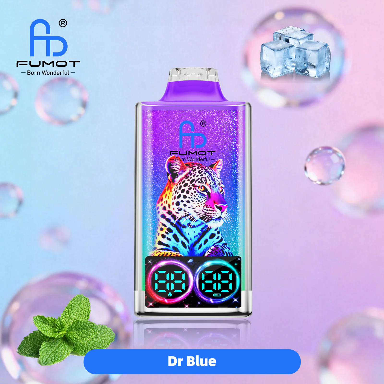 FUMOT Leopard 40K Disposable Vape – Dr Blue - Vaba Vape-Shop