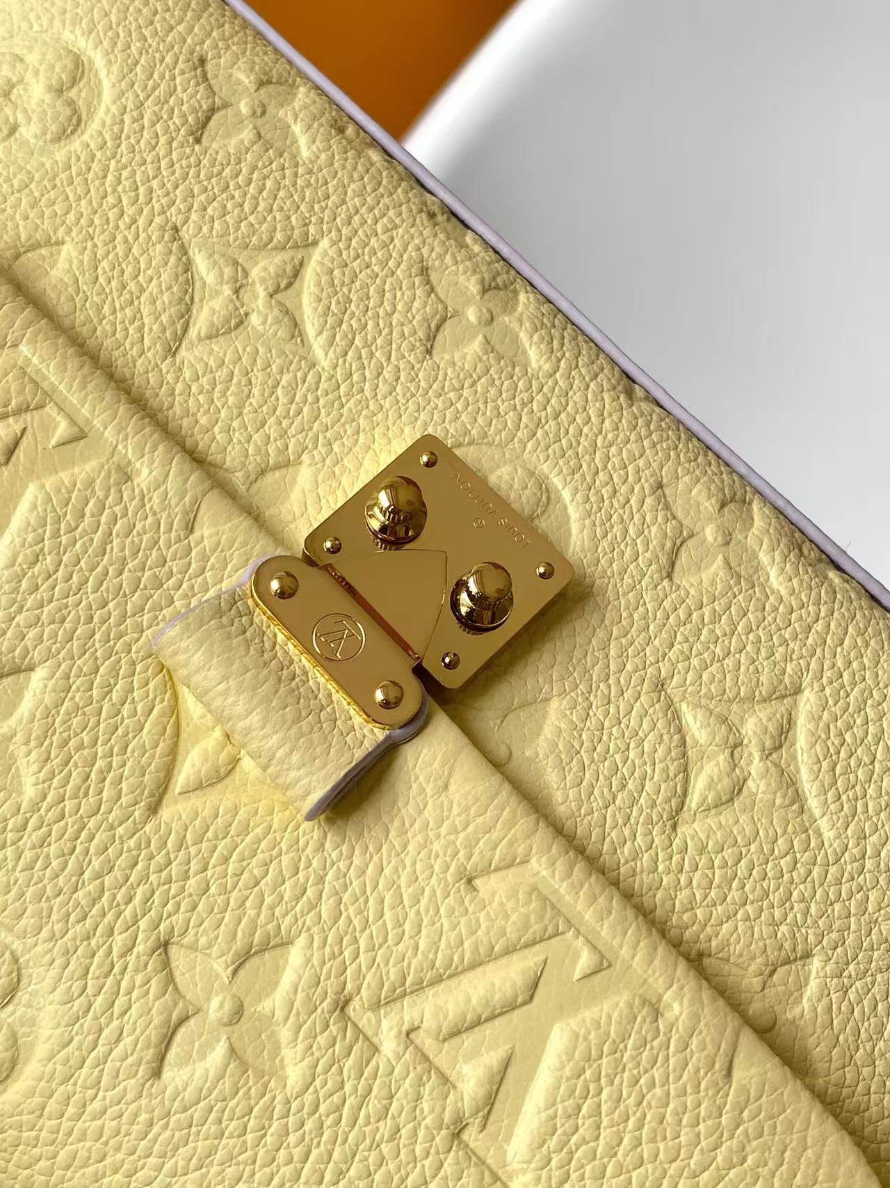 Louis Vuitton Nano Madeleine handbag in yellow