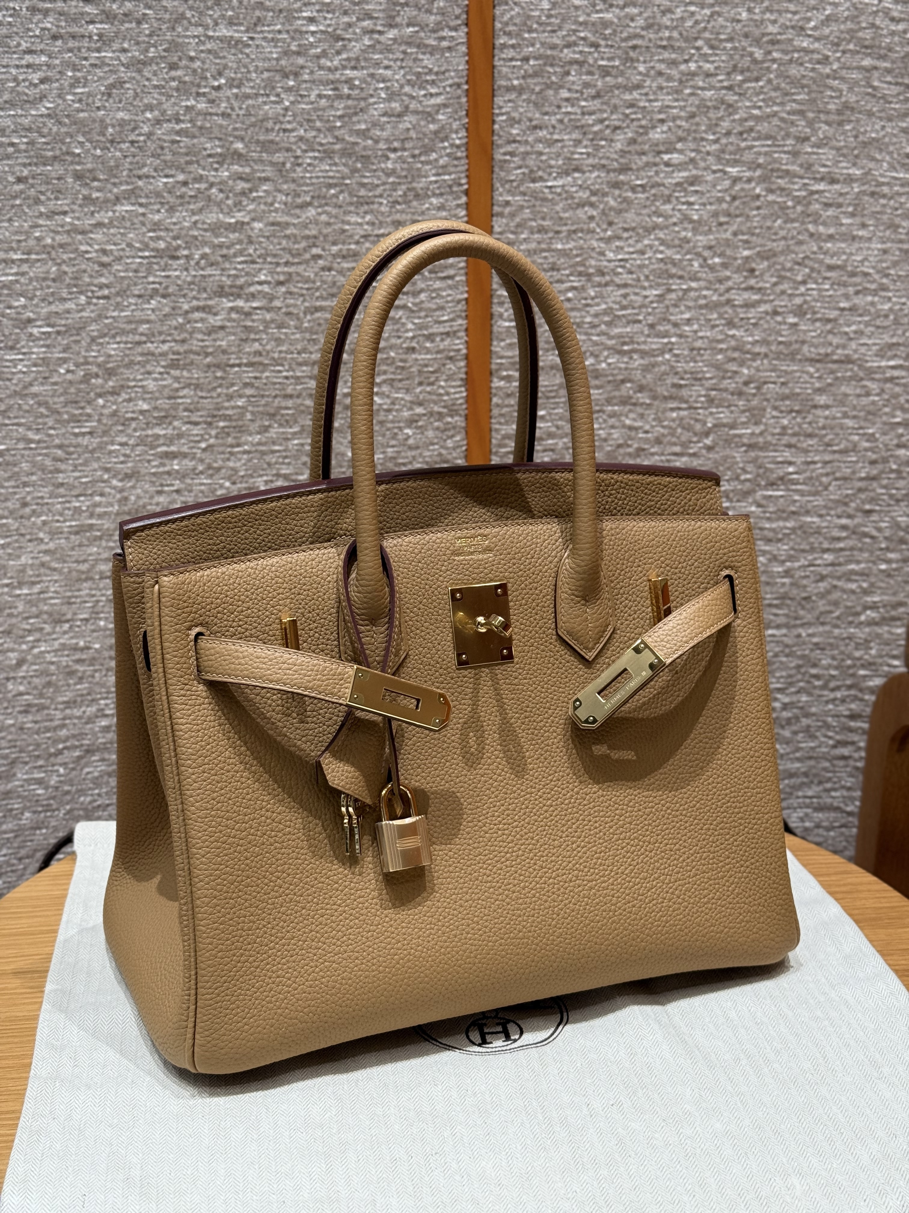 Hermes Biscuit Togo Birkin 30 Bag