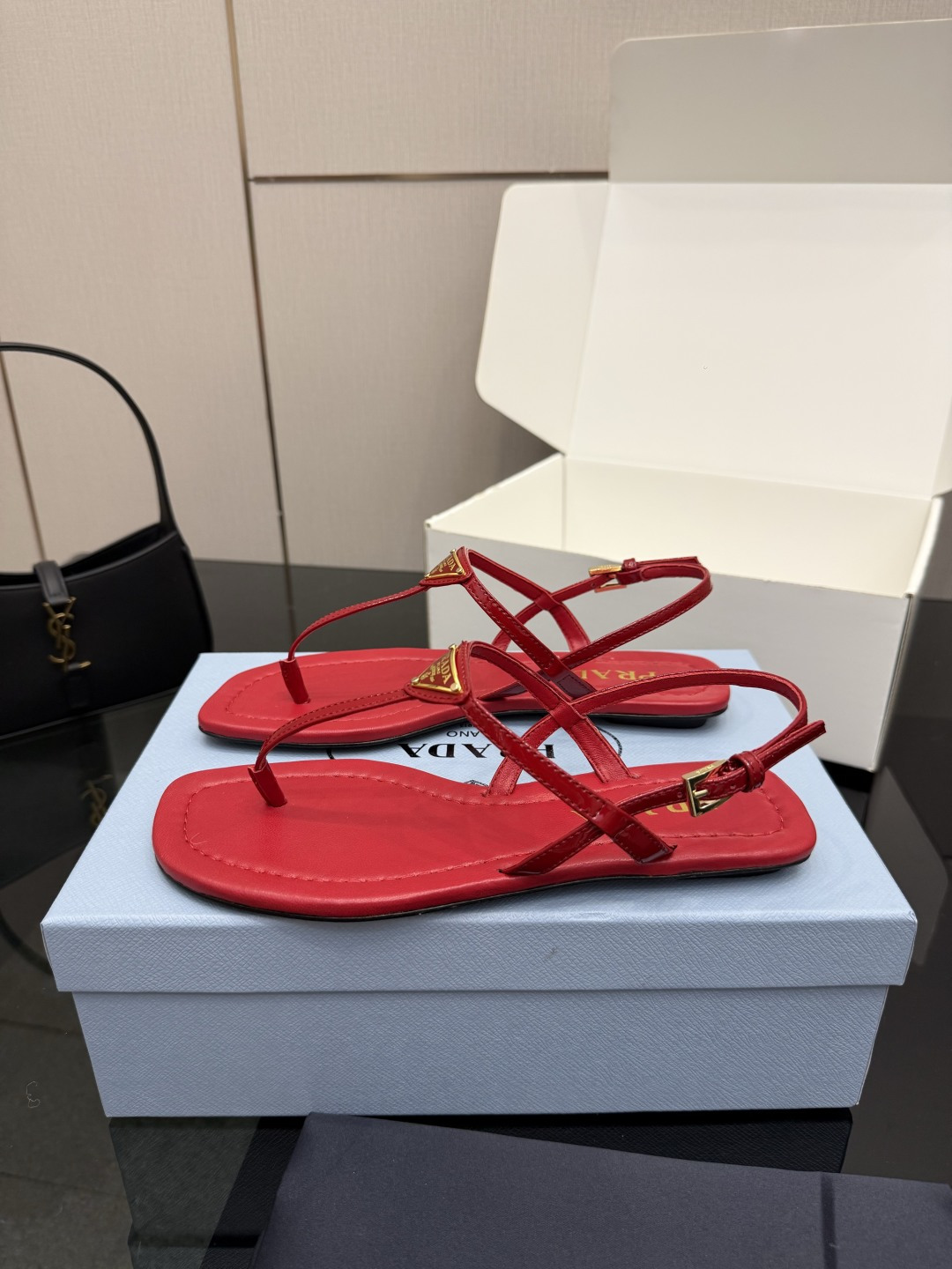 Prada Red Flip-Flop