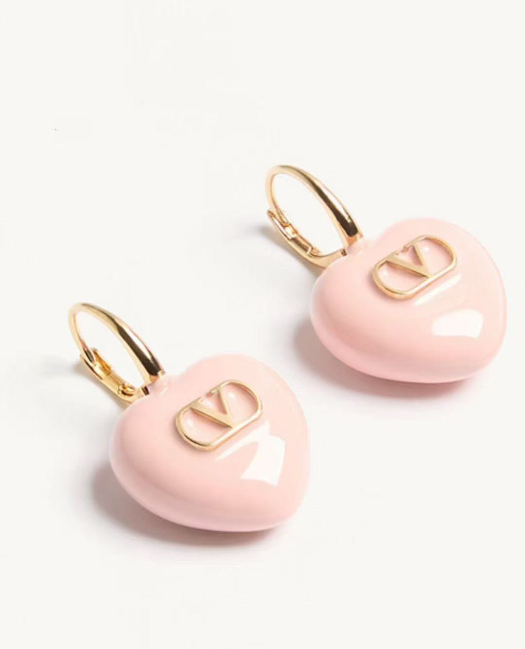 Valentino Pink Heart Earring