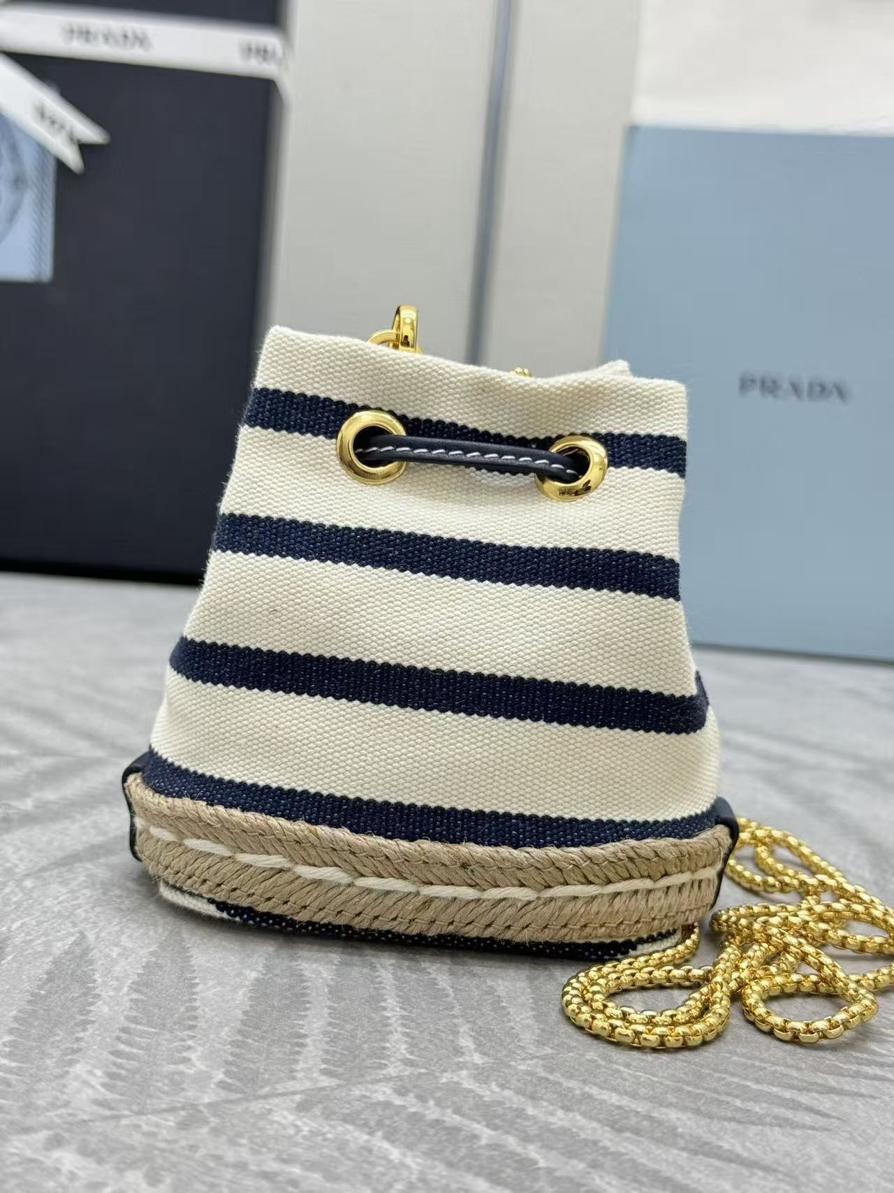 Prada mini bucket bag crossbody bag