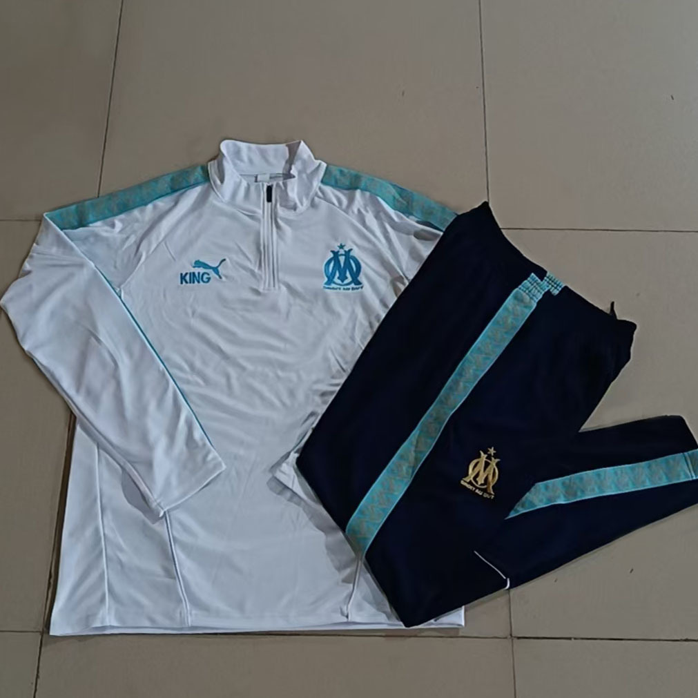 Marseille Kids Training Jersey Suit 25/26 | Soc Jersey - Premium Football Jersey