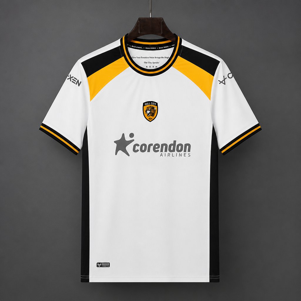 26/27 Hull City Away White JerseyS-4XL Fan Version - musan