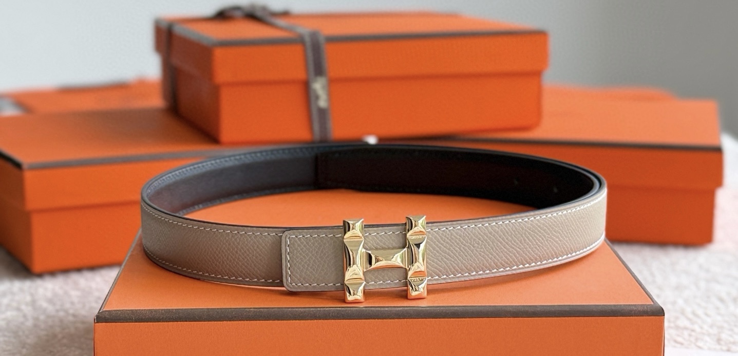 Hermes H Infini Reversible Leather Belt 24mm