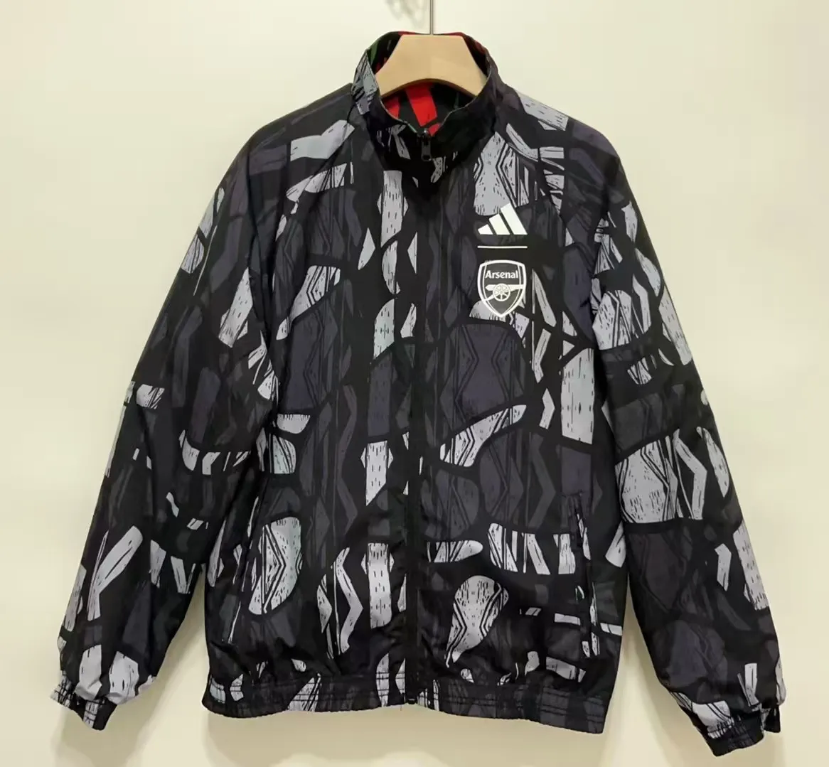 Arsenal Trench Coat Reversible Windbreaker S-XXL