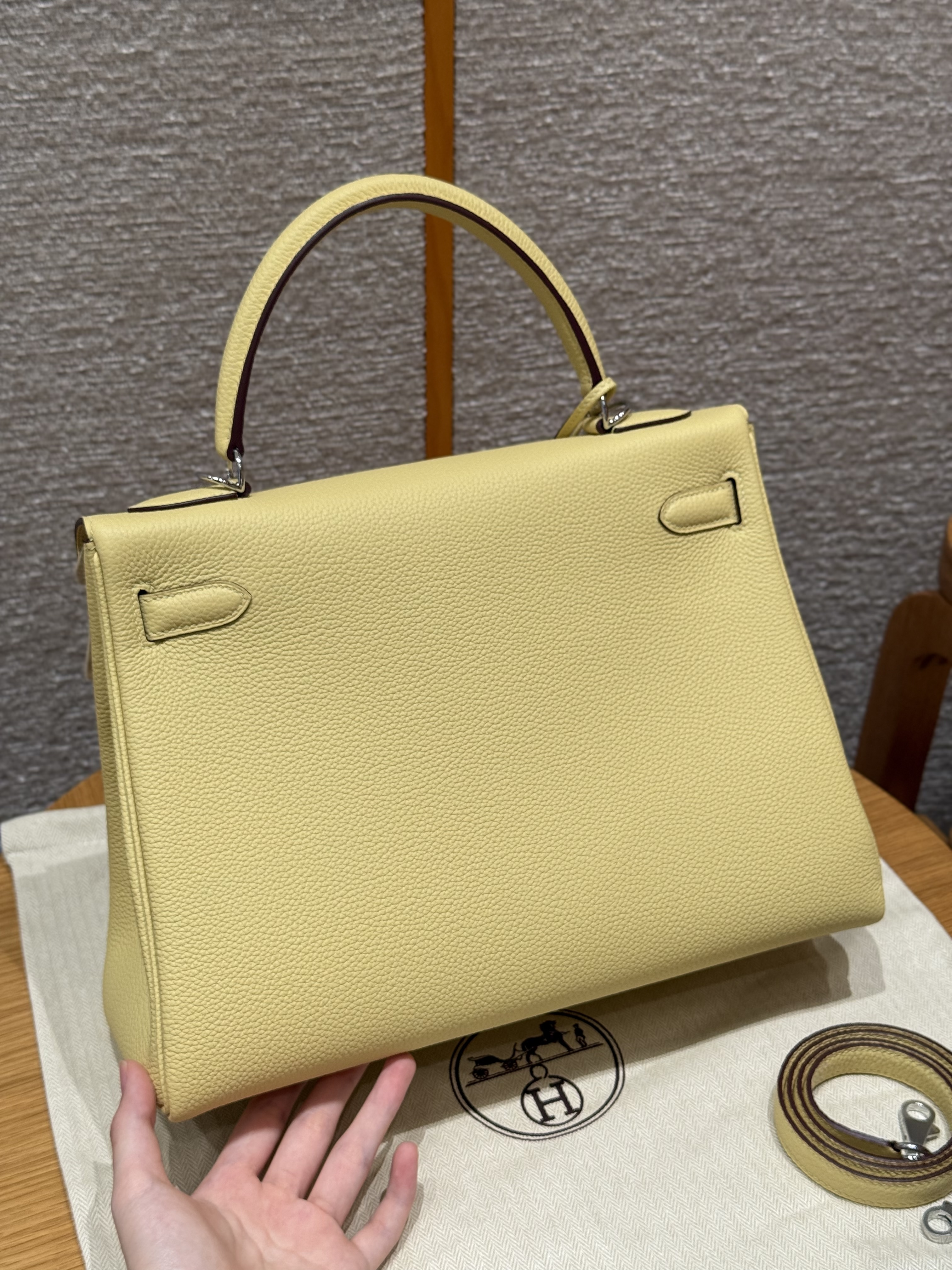 Hermes Jaume Poussin Togo Kelly 32