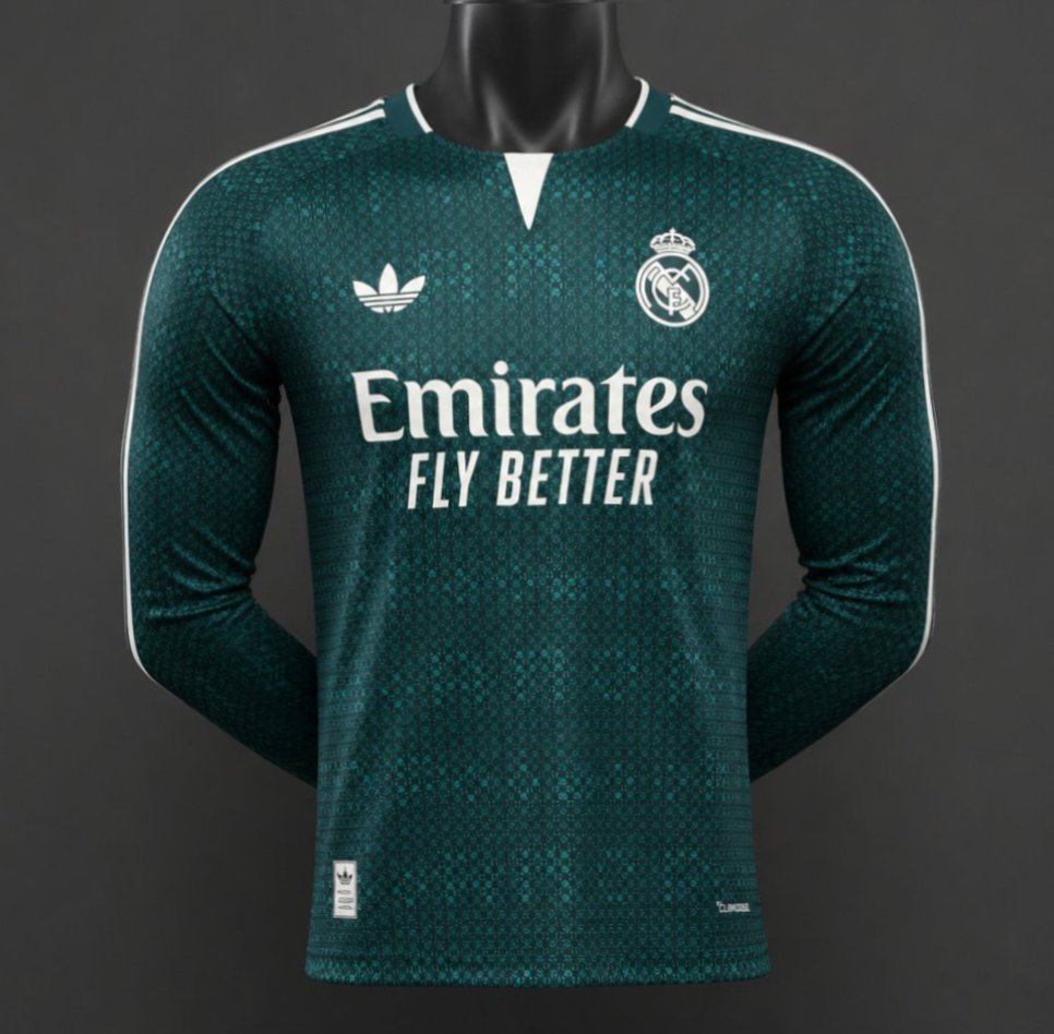 Player Version 26/27 Real Madrid Long Sleeve Away Jersey S-2XL - musan