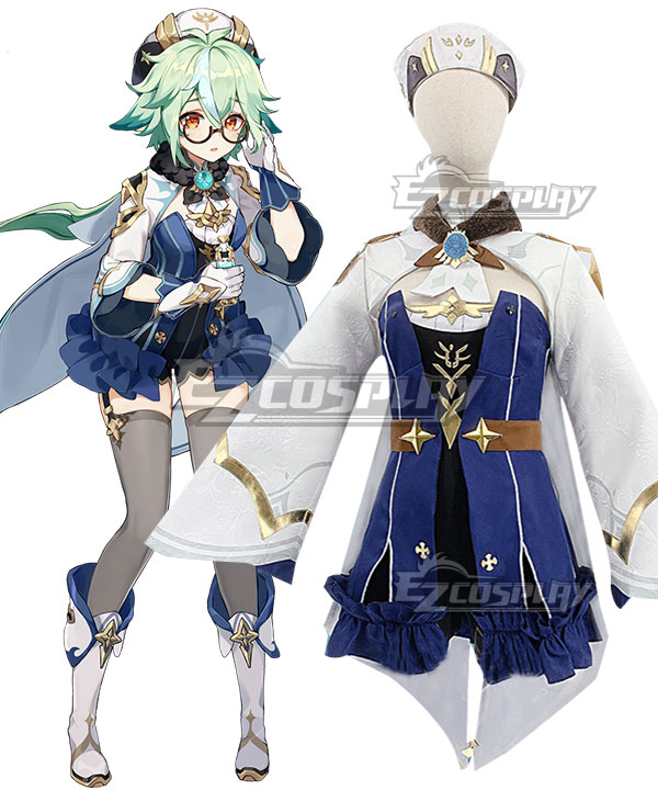 Genshin Impact Sucrose Cosplay Costume