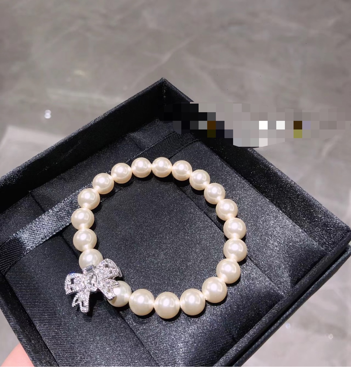 Miu Miu Pearl and crystals Bracelet