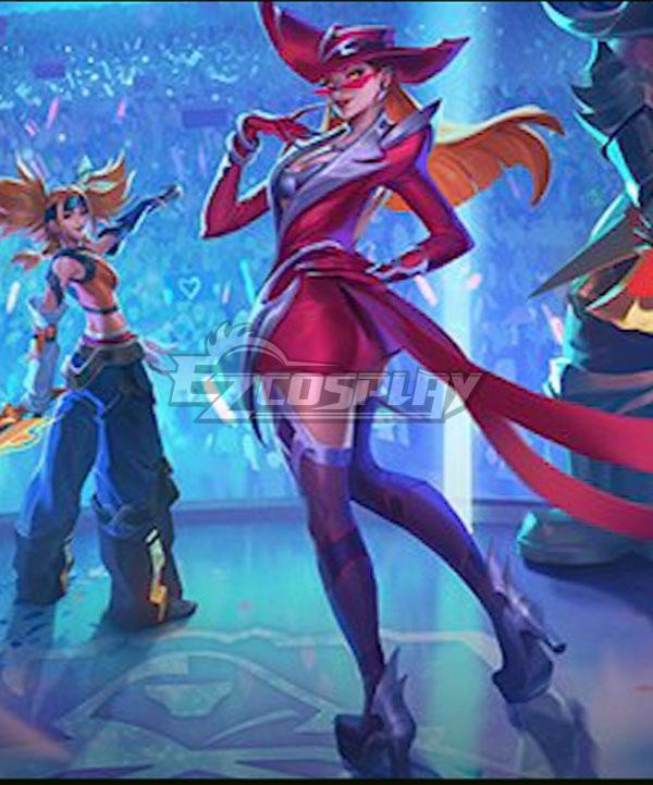 League Of Legends LOL K/DA FIRESTARTER Evelynn Cosplay Costume