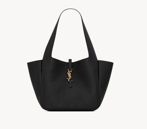 YSL Saint Laurent LE 5 À 7 Small BEA in grained leather-Black 779029