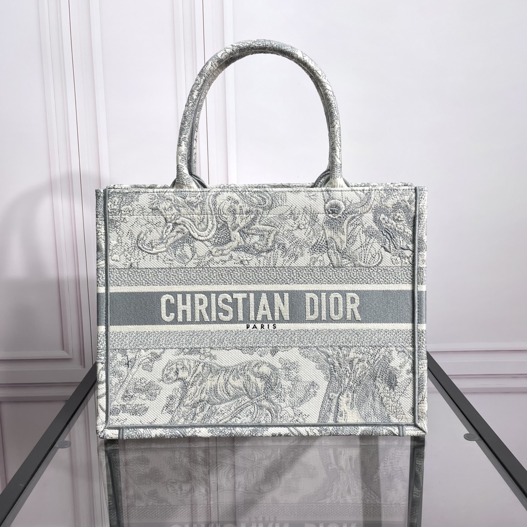 Dior Medium Embroidered Book Tote