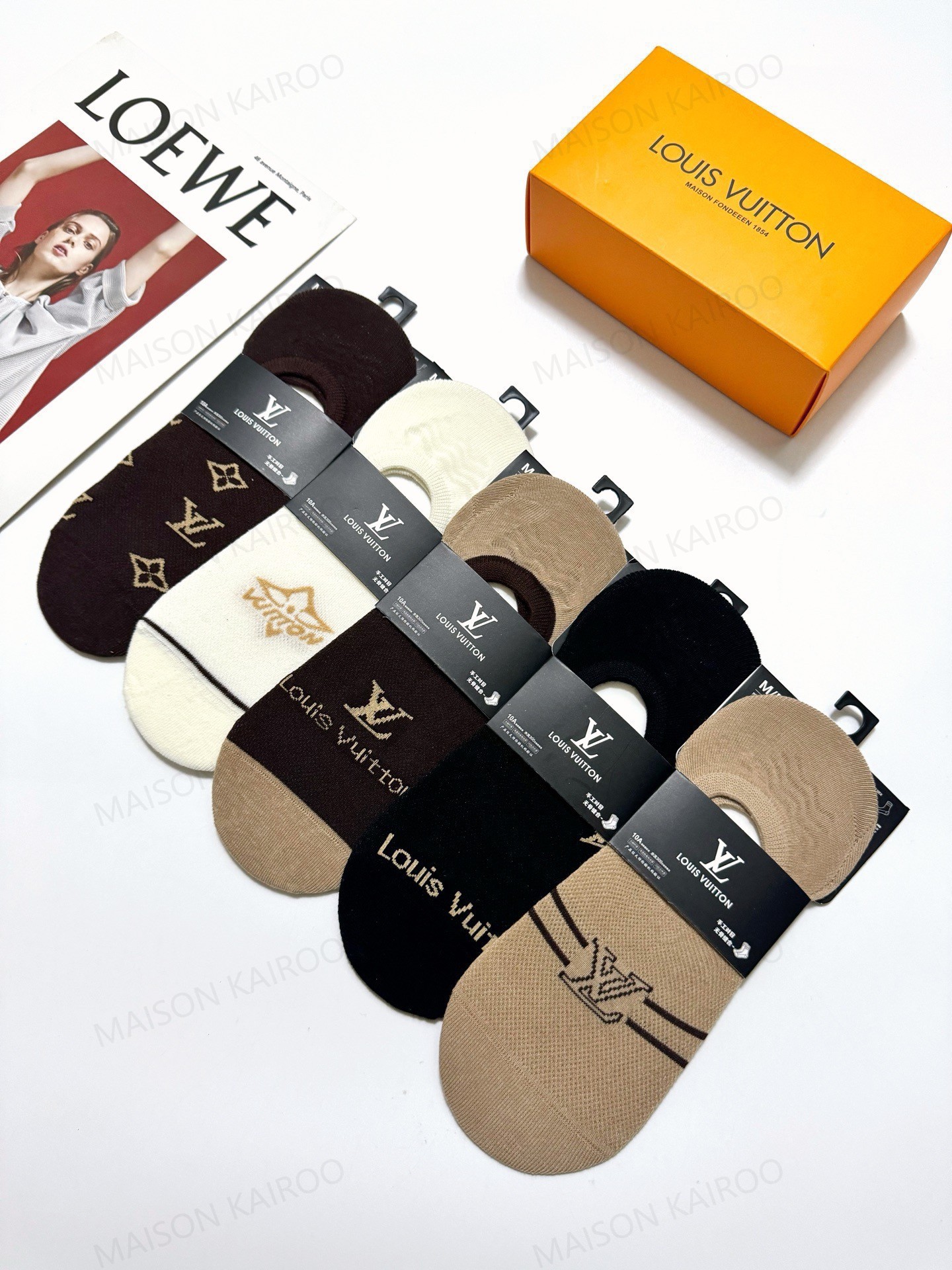 Louis Vuitton LV Socks 5-Pack - KAIROO