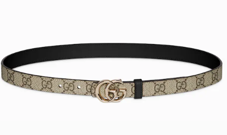 Gucci Reversible GG Marmont Thin Belt 2cm