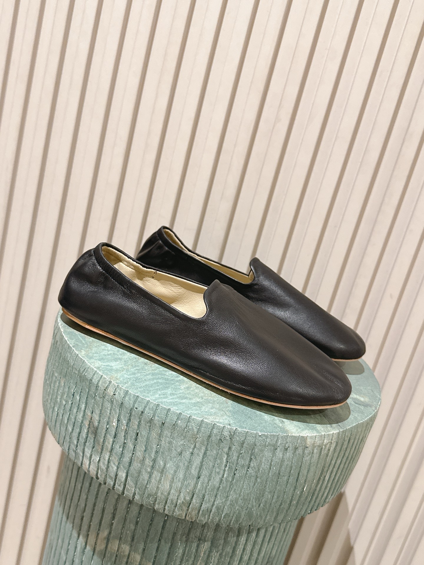 The Row Casa Slip-on Lambskin Ballet Flat