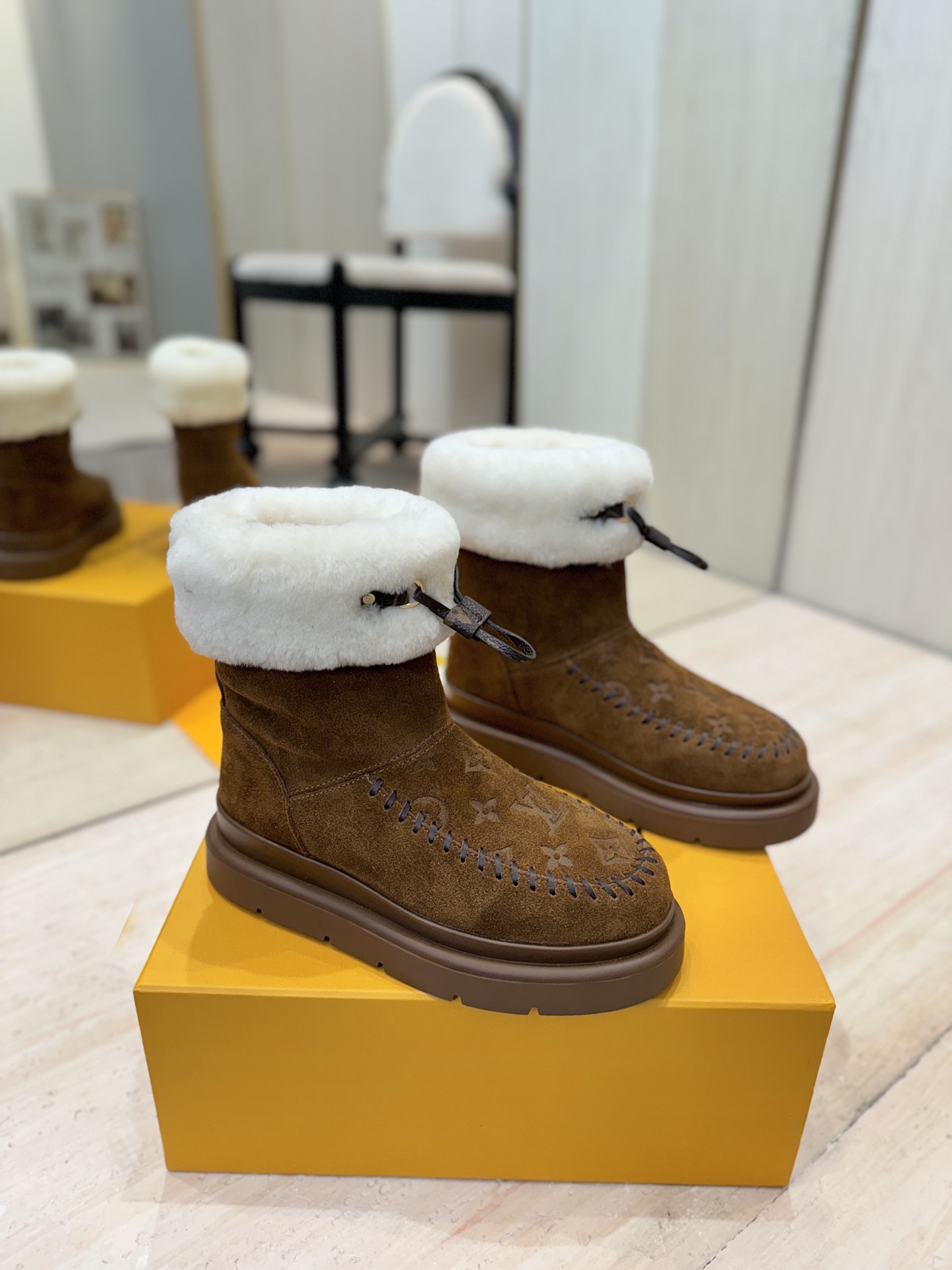 Women's LV Cortina Anklet Boots