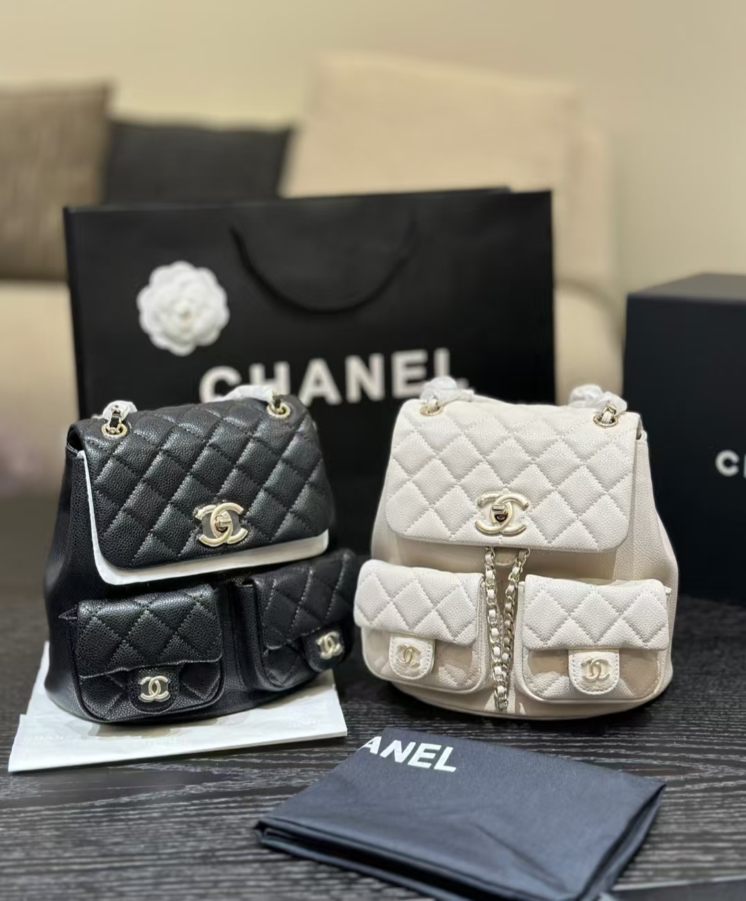 Chanel Duma Frog Backpack