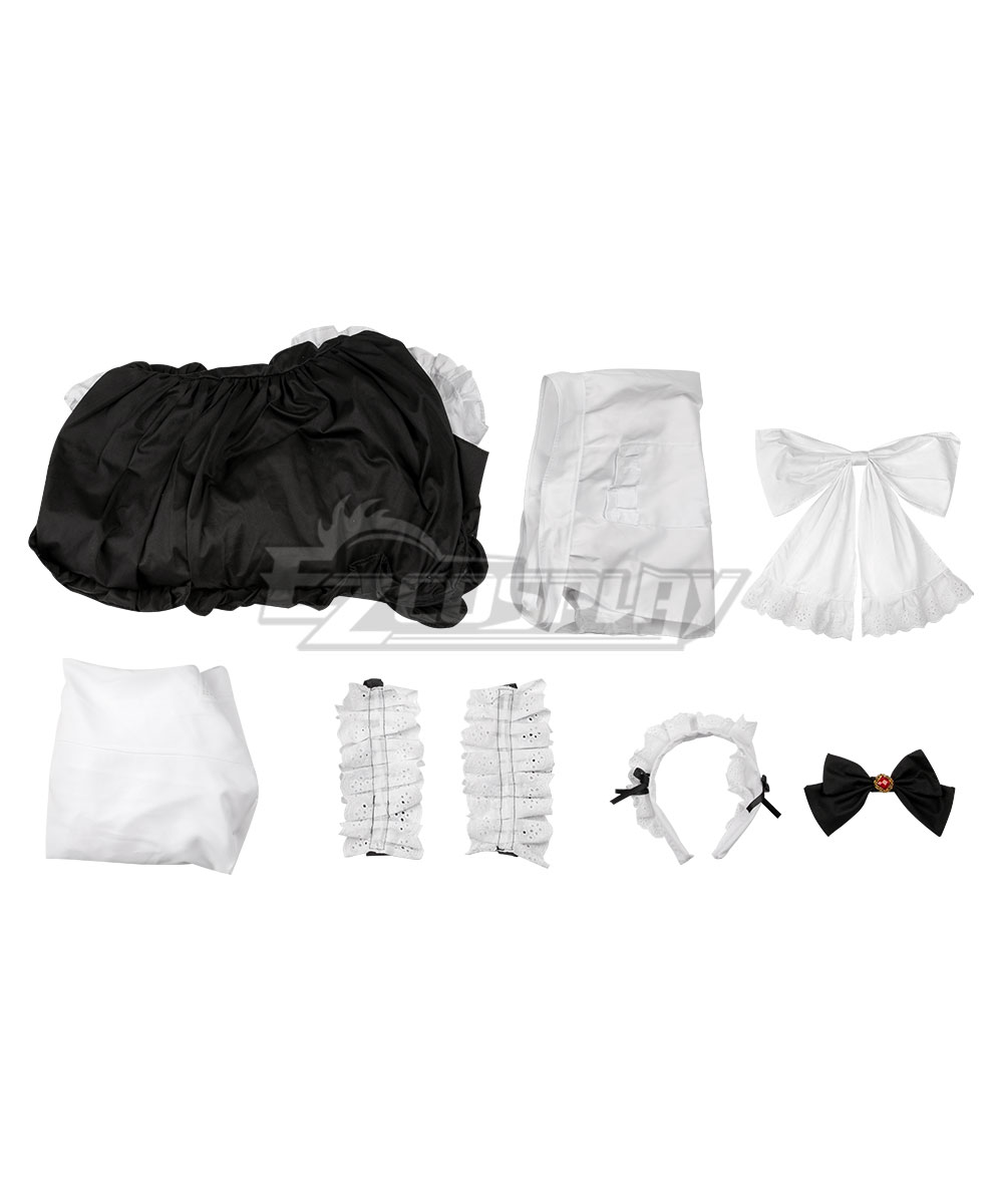 Final Fantasy XIV Housemaid's Apron Dress Cosplay Costume