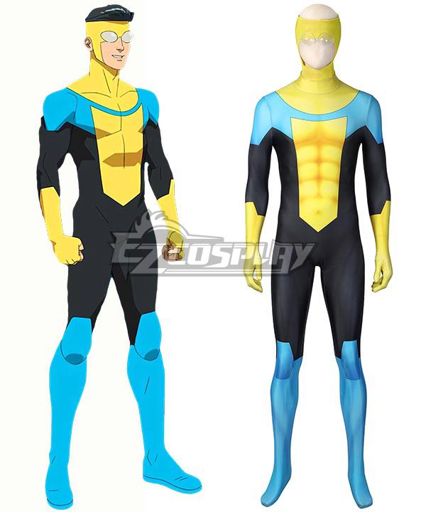 Invincible Mark Grayson Jumpsuit Halloween Printed Cosplay Costume