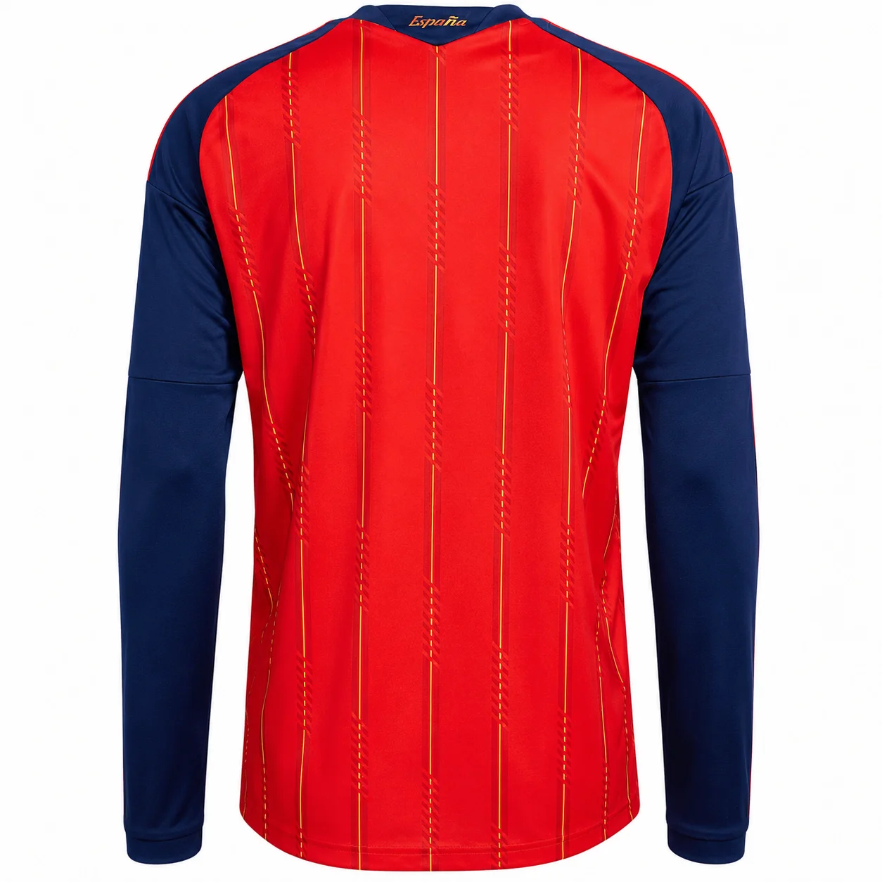 Spain Home Long Sleeves Champion Jersey Fan Version World Cup 2026 - 2 Stars
