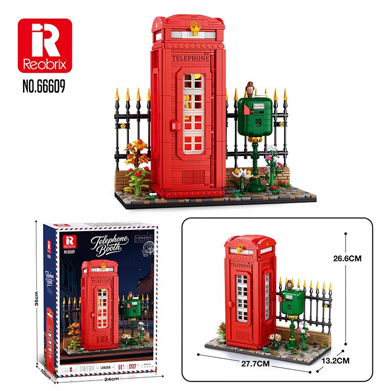ReoBrix 66609 - Telephone Booth