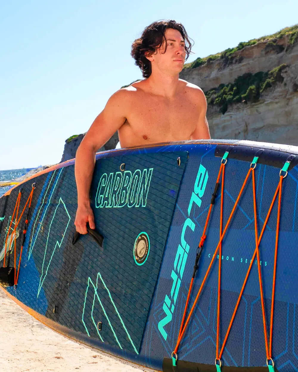 Orange Carbon 12' Premium Inflatable SUP Paddleboard