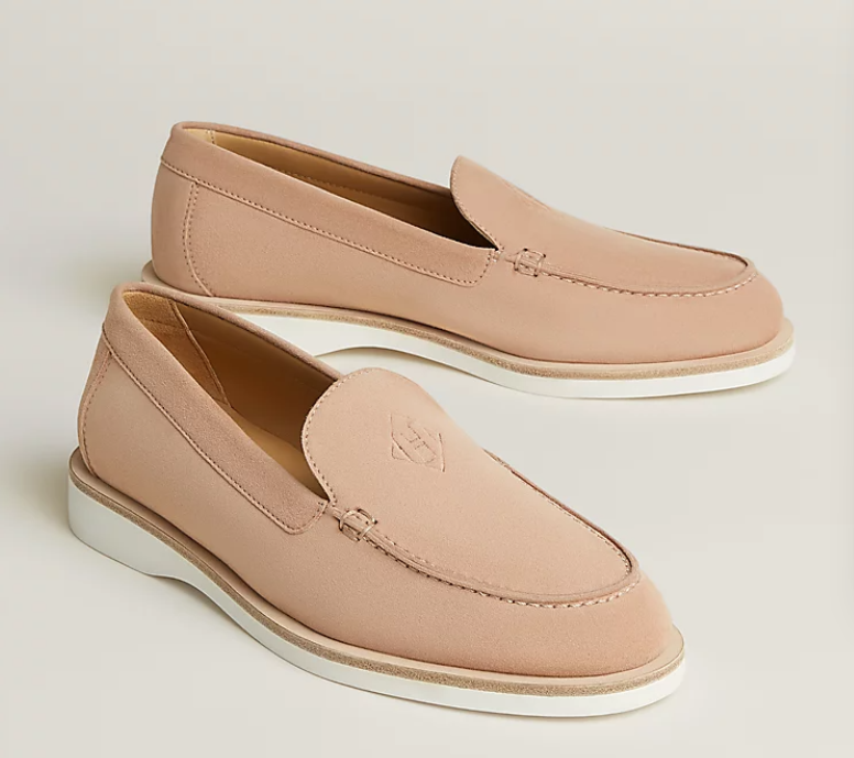 Hermes Women's Low Suede Loafer