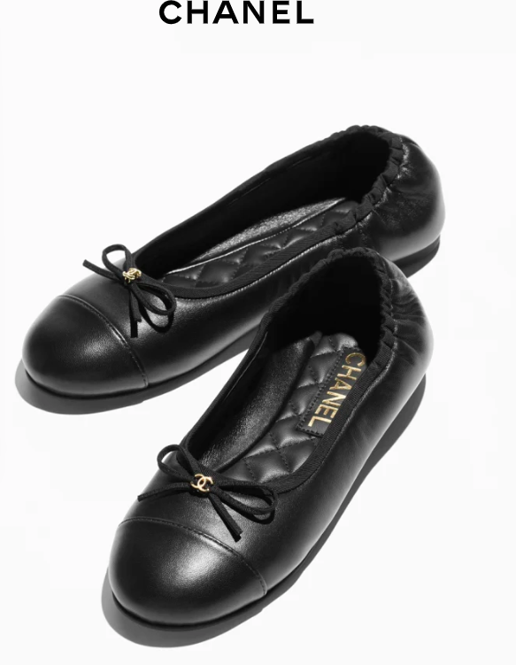 Chanel Leather Ballet Flats