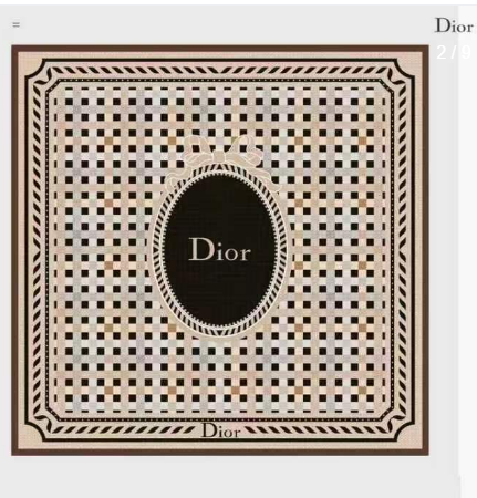 Christian Dior Dioramour Shawl 140cm