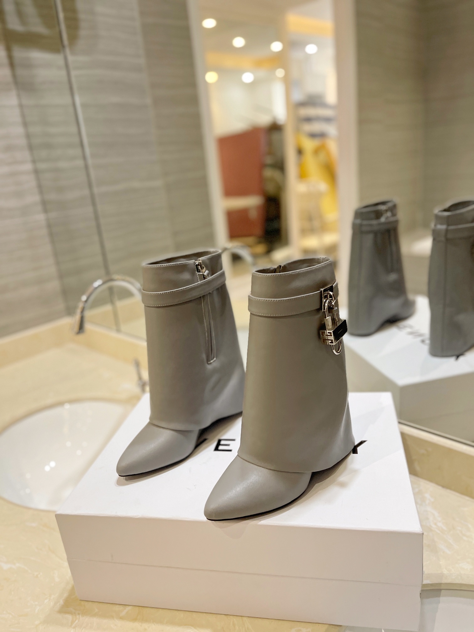 Givenchy Shark Anklet Boots