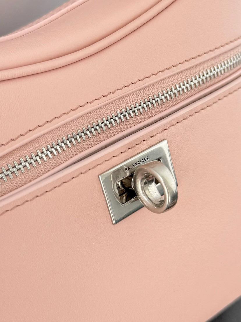 Balenciaga Rodeo Vanity in Suede Pink