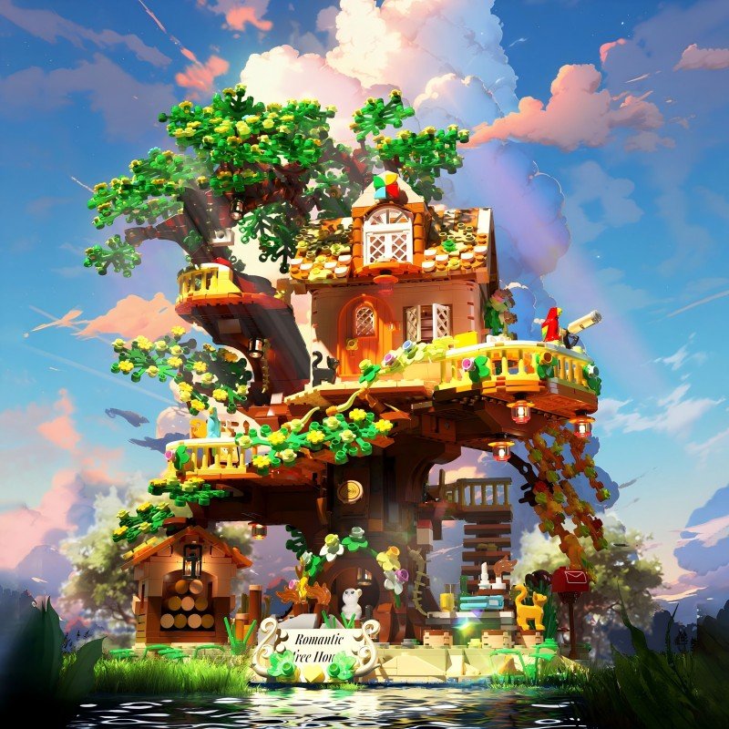 QunLong 612010 - Treehouse(Mini Block)