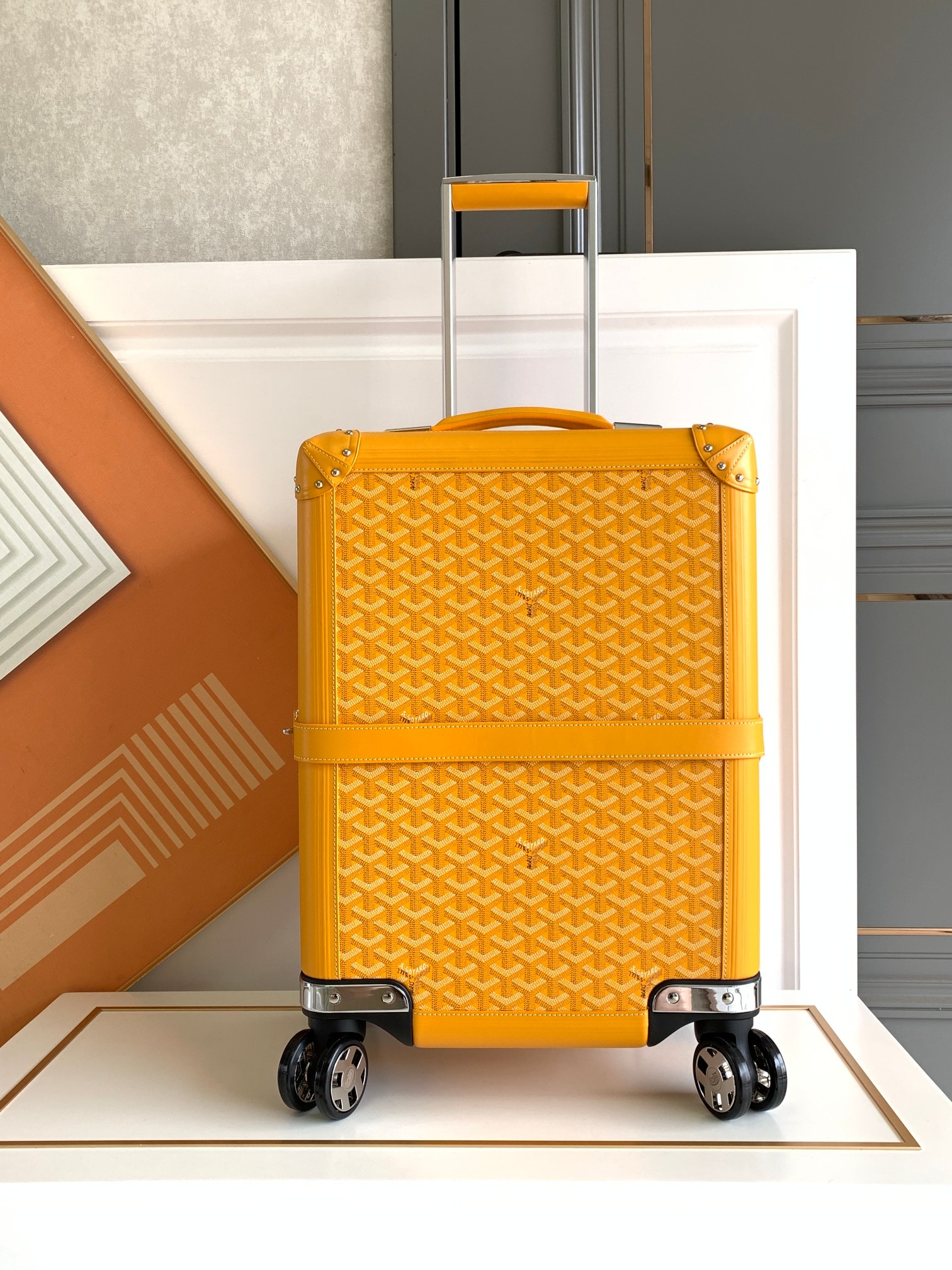 ‌Goyard‌ classic print trolley case