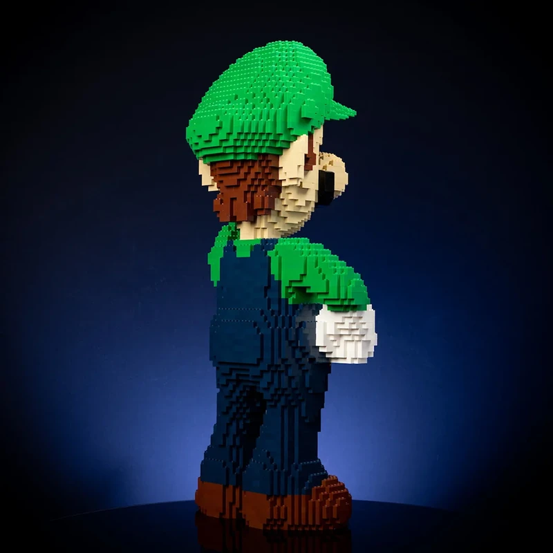 Super Mario 4891Pcs MOC Luigi