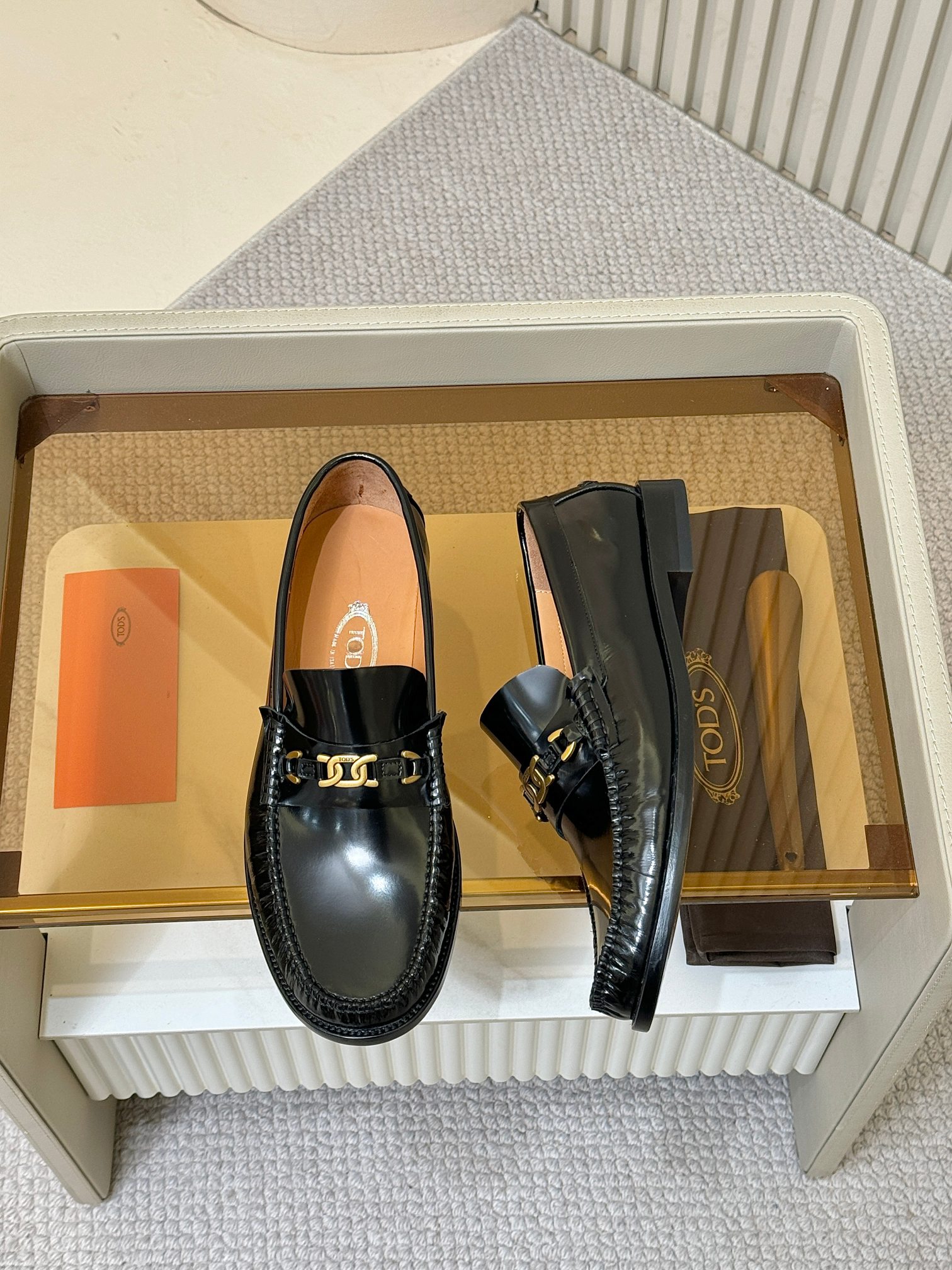 Tod's Men's Shiny Leather Loafer