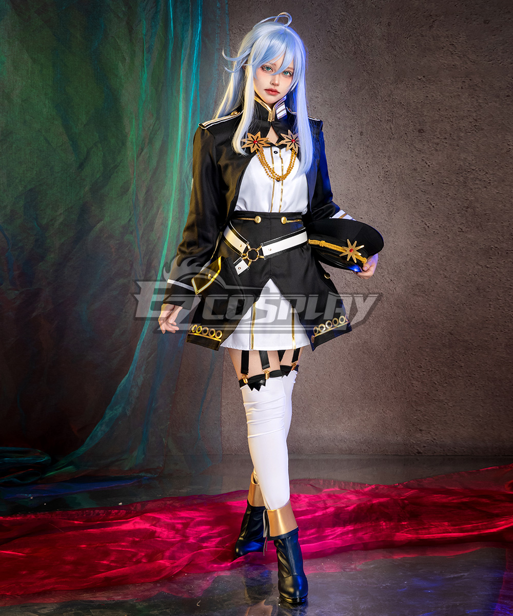 86--EIGHTY-SIX Vladilena Milizé Lena Black Suit(Include Hat) Cosplay Costume