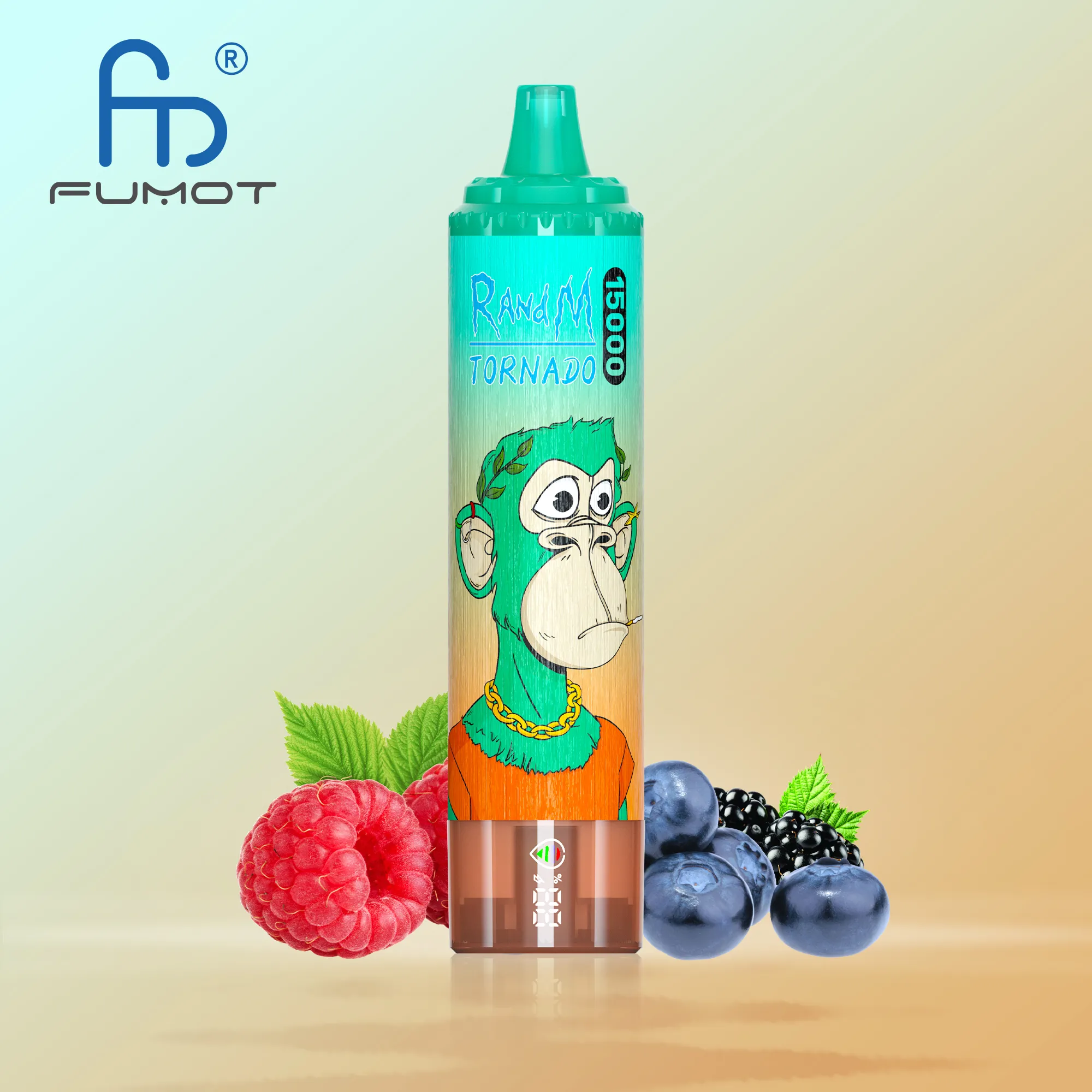 FUMOT Tornado 15K Rechargeable Disposable Vape – Triple Berry - Vaba Vape-Shop