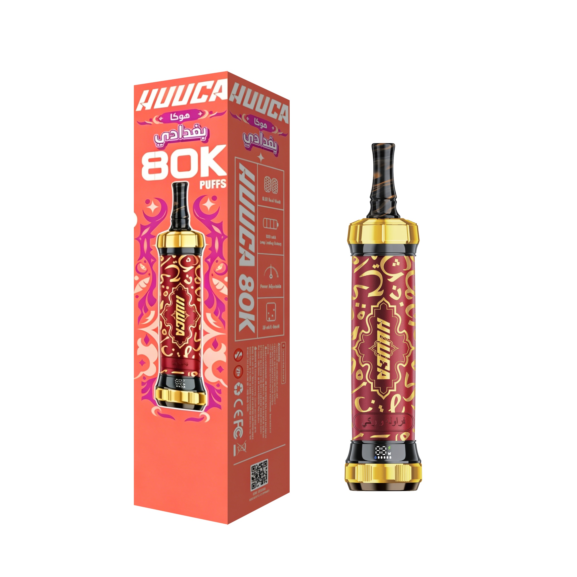HUUCA 80K 3mg DTL Disposable Vape