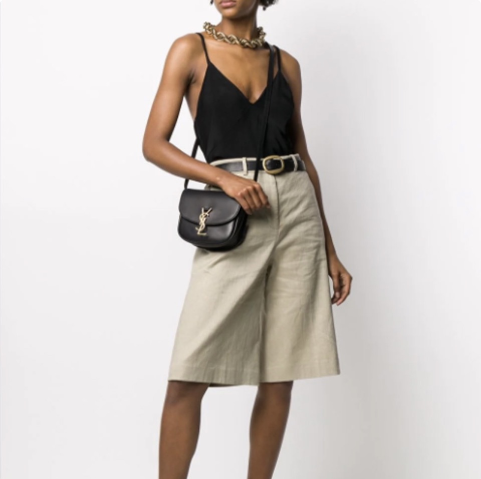 Saint Laurent YSL KAIA Saddle Shoulder Bag