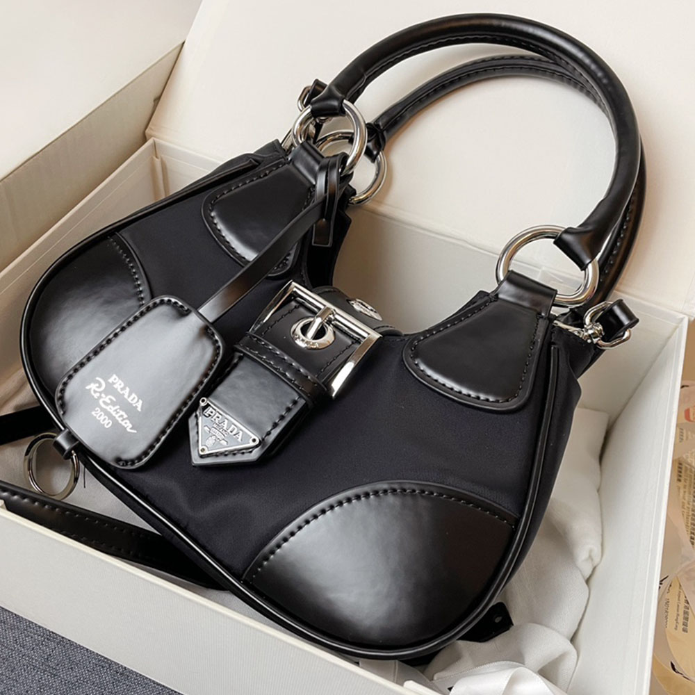 Prada Moon Re-Nylon Handbag