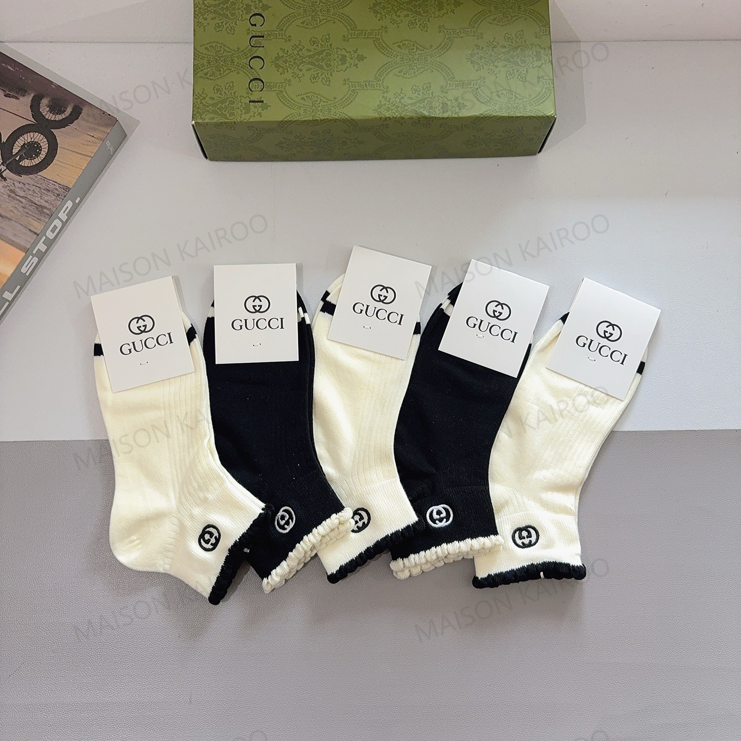 Gucci Socks 5-Pack - KAIROO