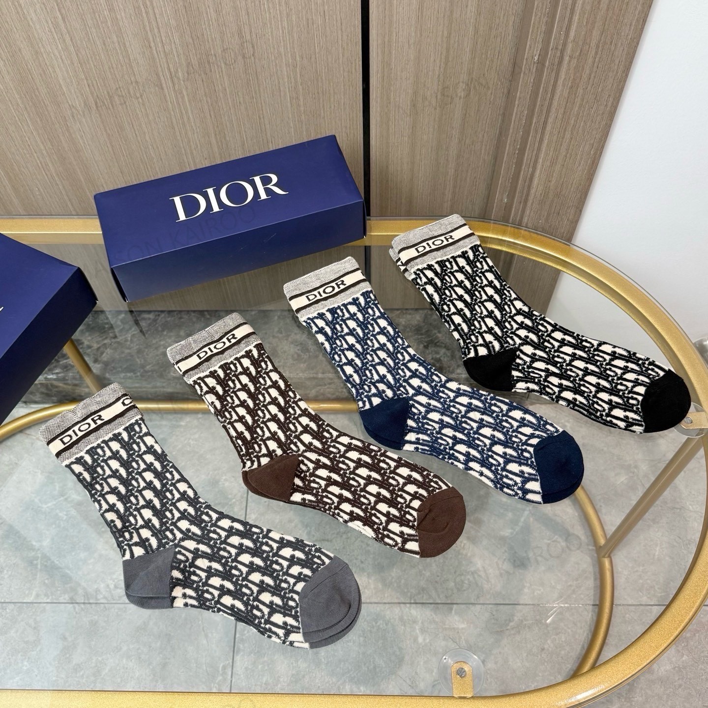 Dior Socks 4-Pack - KAIROO