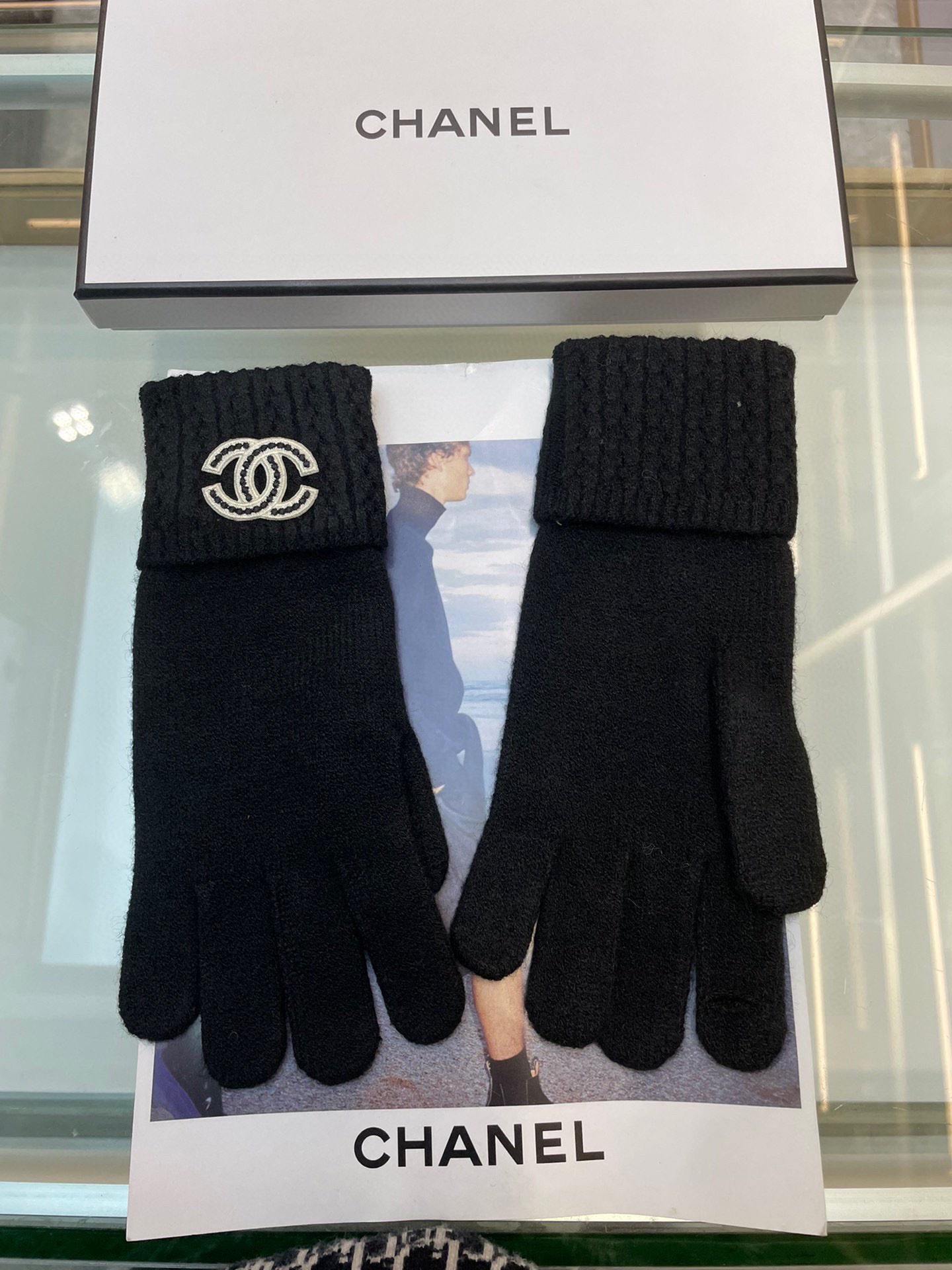 Chanel Wool and Cashmere Gloves