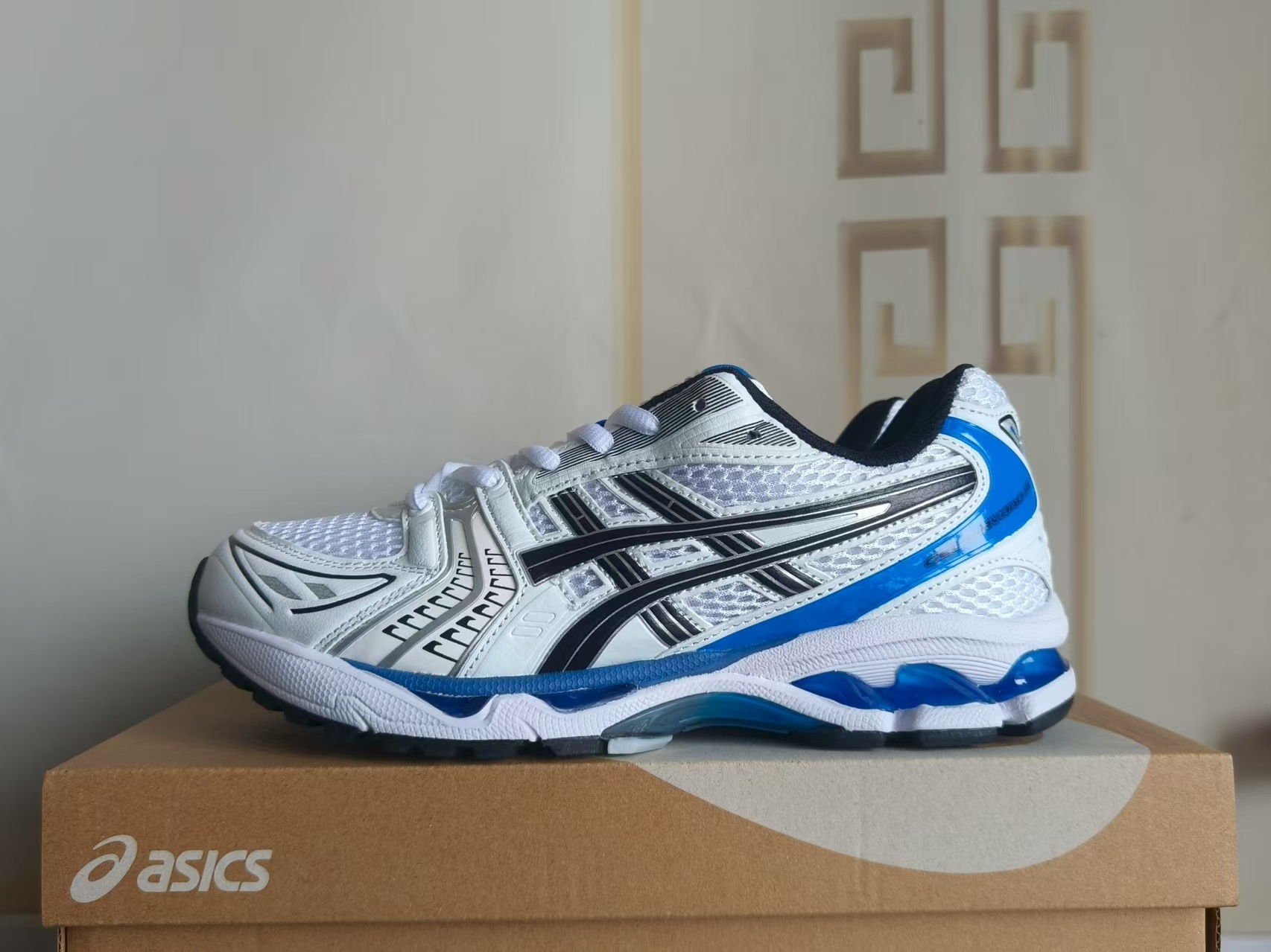 ASICS 1201A019-101 US Men's Sizes6 to 11 in half sizes White Blue Shoes tianlong
