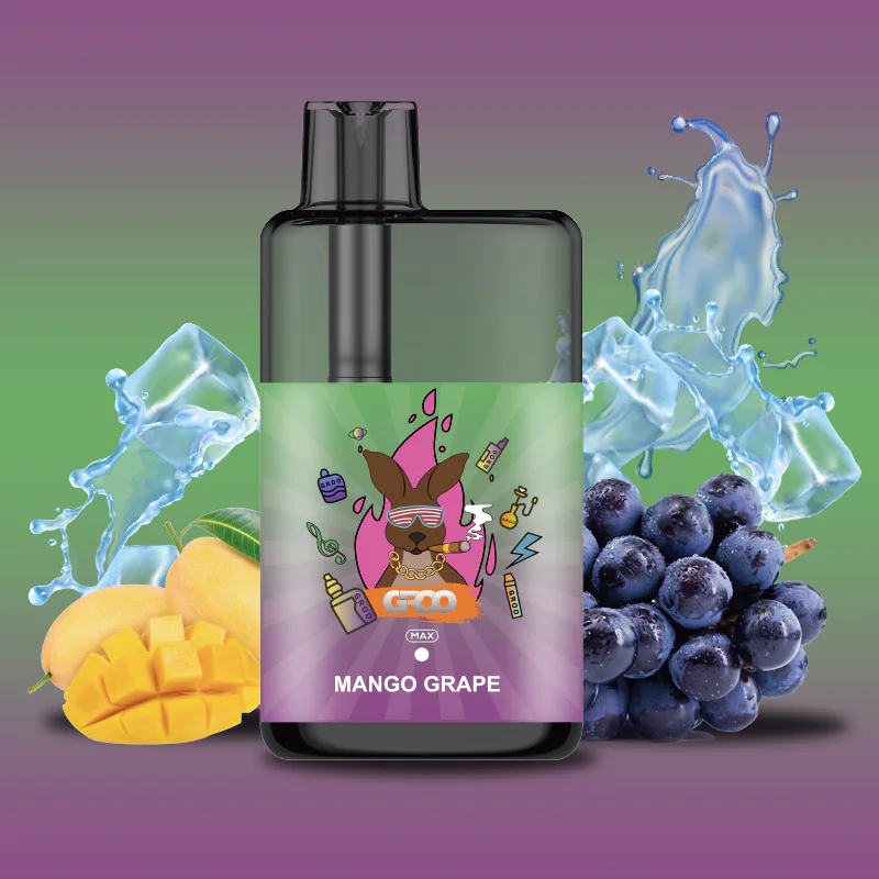 GROO MAX 10K Rechargeable Disposable Vape – Mango Grape - Vaba Vape-Shop