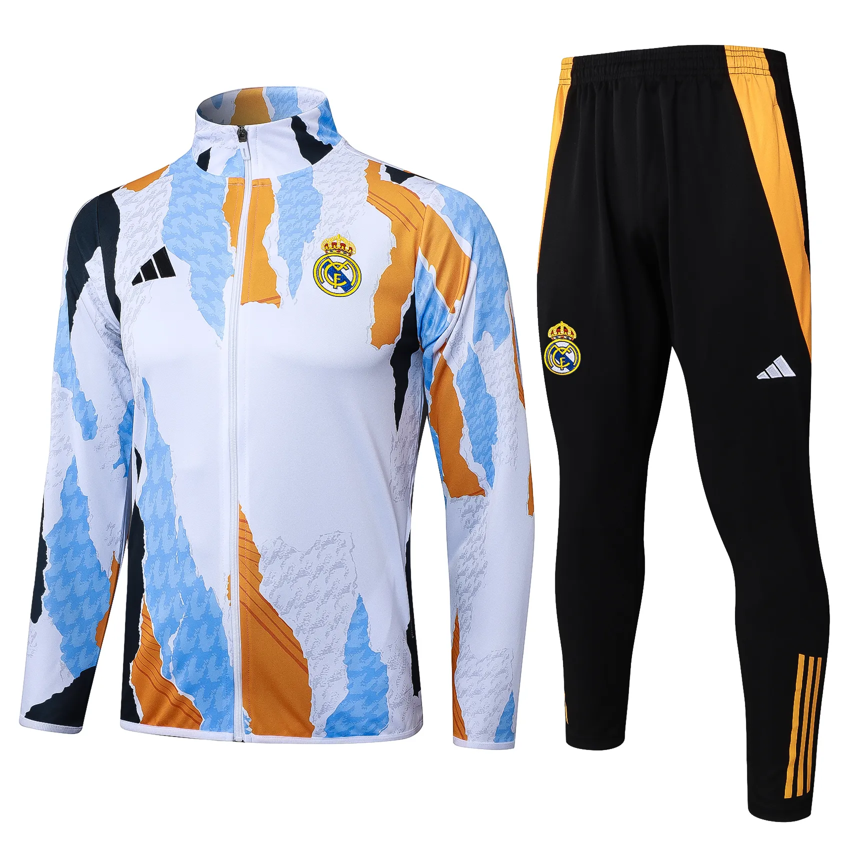 Adult / Kids Real Mαdrid 24/25 full zipper training Suit A848